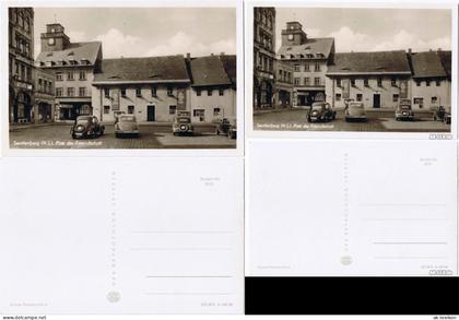 Senftenberg (Niederlausitz) Platz der Freundschaft (Foto AK) 1954