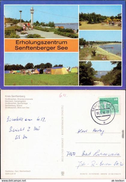 Senftenberg (Niederlausitz)  Sportanlage Niemtsch - Campingplatz   Strand 1985