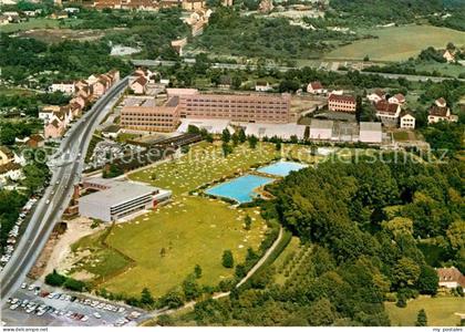 Siegburg Fliegeraufnahme Badezentrum