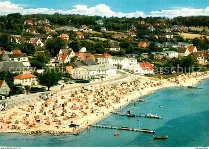 Sierksdorf Strand Fliegeraufnahme