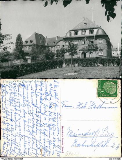 Ansichtskarte Simmern (Hunsrück) Partie am Kreishaus 1958