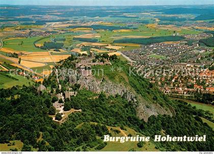 Singen Hohentwiel Fliegeraufnahme Burgruine Hohentwiel