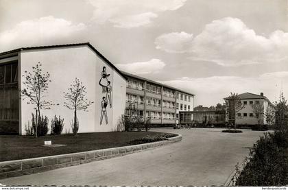 SINSHEIM, Elsenz, Volksschule (1950s) AK