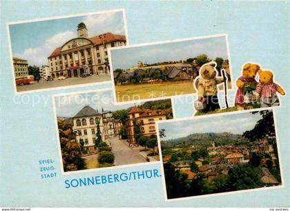 Sonneberg Thueringen Spielzeugstadt Teilansichten