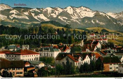 Sonthofen Oberallgaeu Teilansicht
