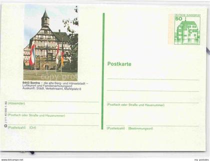 Sontra Werra-Meissner-Kreis Hessen Rathaus Fachwerkhaus alte Berg- und Haenselst