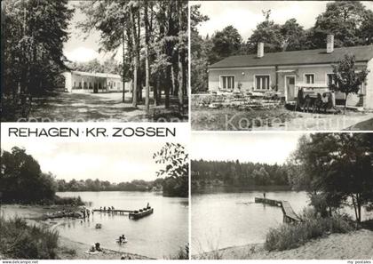 Rehagen Zossen Bungalows See Strand Bootssteg