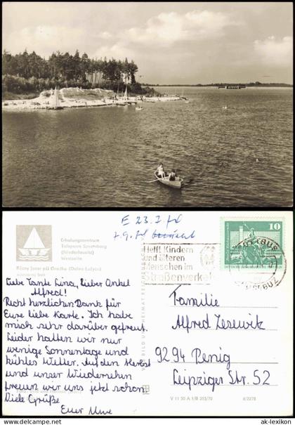 Spremberg Grodk DDR AK Erholungszentrum Talsperre Spremberg (Niederlausitz) 1970