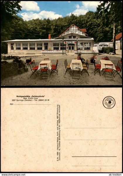 Ansichtskarte Springe Waldgaststätte Deisterpforte 1972