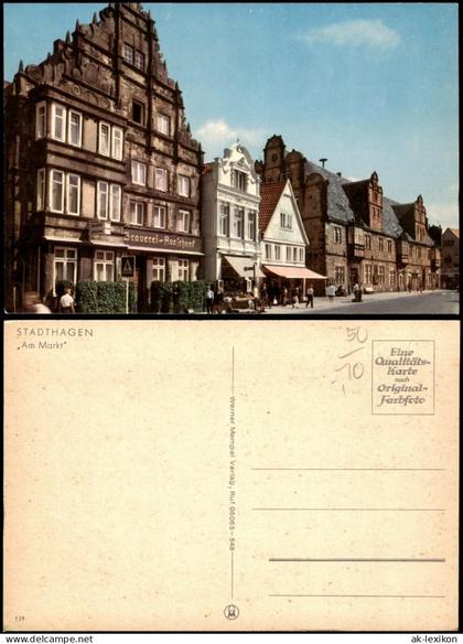 Ansichtskarte Stadthagen Am Markt - Brauerei Ausschank 1979