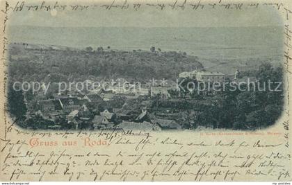 Roda Stadtroda Panorama im Mondschein