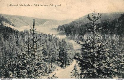 Stadtroda Landschaftspanorama Zeitzgrund