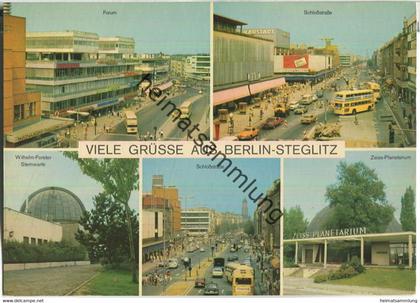 Berlin - Steglitz - Planetarium - Schlossstrasse - Forum - BVG Bus - Andres + Co. Verlag Berlin