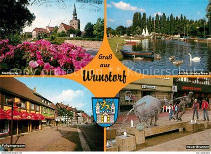 Wunstorf Stadtkirche Steinhuder-Meer Brunnen