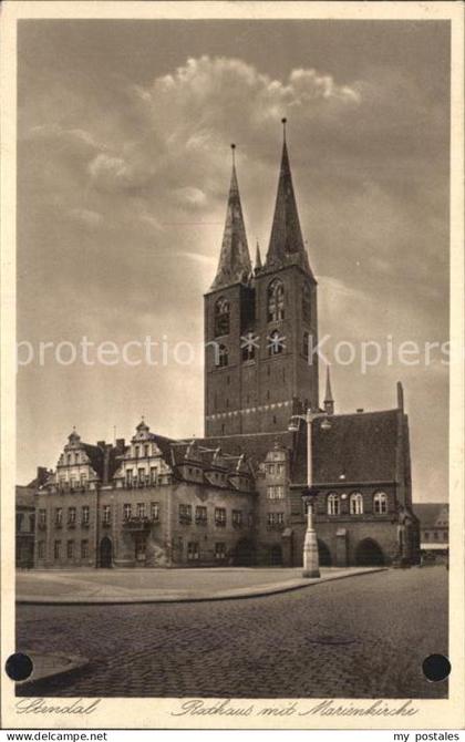Stendal Rathaus Marienkirche