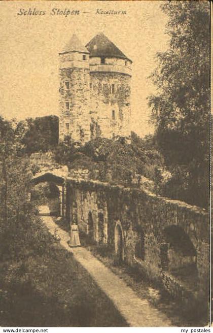 Stolpen Schloss Stolpen Koselturm x 1910