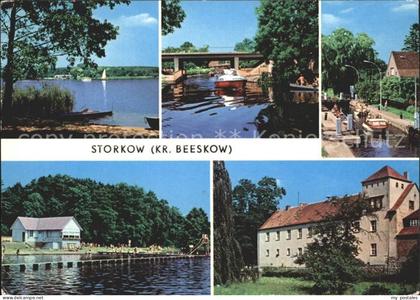 Storkow Mark See Kanal Schleuse Burg