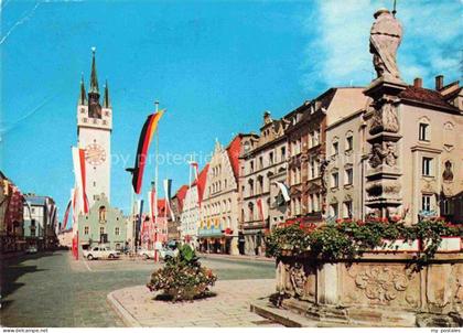 Straubing Ludwigsplatz Brunnen