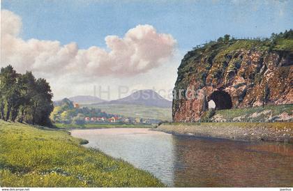 Fruhling im Bohm Mittelgerbirge - Motiv bei Neschwitz - Photochromie - 3740 - old postcard - unused