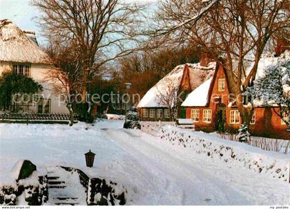 Keitum Sylt Wintermotiv