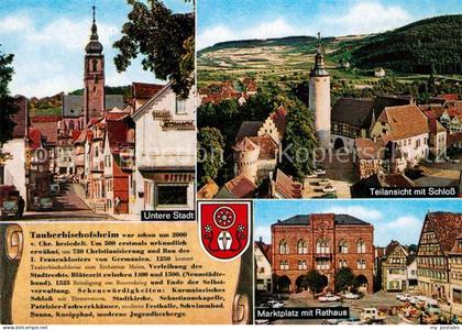 Tauberbischofsheim Untere Stadt Schloss Marktplatz Rathaus
