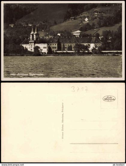 Ansichtskarte Tegernsee (Stadt) Schloss Tegernsee 1940