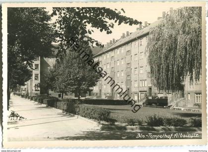 Berlin-Tempelhof - Alboinstrasse - Foto-Ansichtskarte Handabzug - Verlag Bruno Schroeter 60er Jahre