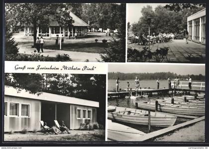 AK Ahrensdorf /Kr. Templin, Ansichten vom Ferienheim Wilhelm Pieck