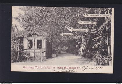 Dt. Reich AK Teupitz Tornow`s Idyll 1908