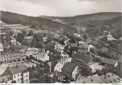 AK Thum Blick zum Rathaus Marktplatz Markt Trumpf a Auerbach Ehrenfriedersdorf Gelenau Geyer Drebach Erzgebirge DDR