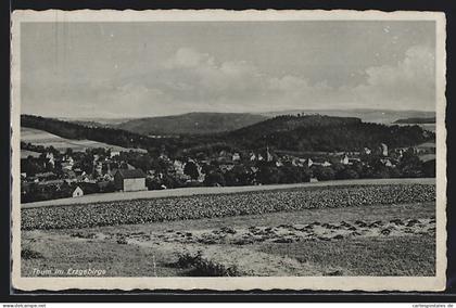 AK Thum im Erzgebirge, Panorama