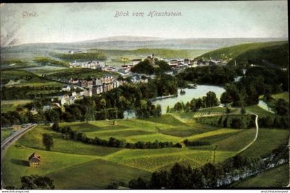 CPA Greiz im Vogtland, Blick vom Hirschstein