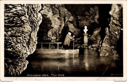CPA Schweina Bad Liebenstein im Wartburgkreis, Altensteiner Höhle, Boot