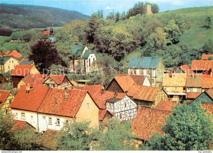 Frankenhain Thueringen Teilansicht