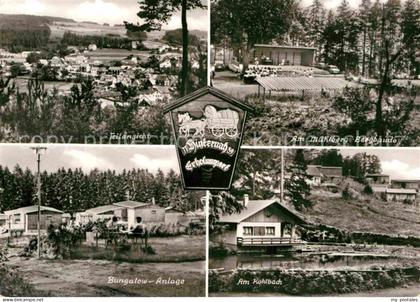 Hinternah Teilansicht Muehlberg Bergbaude Bungalows Kohlbach
