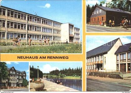 Neuhaus Rennweg Neuhaus Schule Erholungsheim Schwimmbad Post