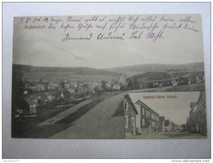 Rudersdorf ,    Schöne Karte  1918