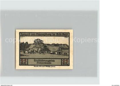 Schwarzburg Thueringer Wald Wildfuetterungsplatz Sonnewalde 25 Pfennig