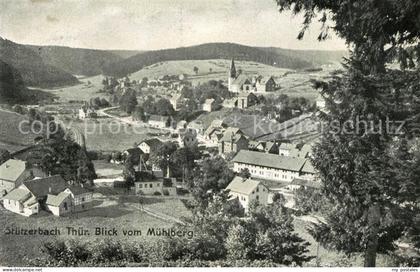 Stuetzerbach Panorama vom Muehlberg Kirche