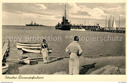 Timmendorfer Strand Strand Mole Hochseeschiff