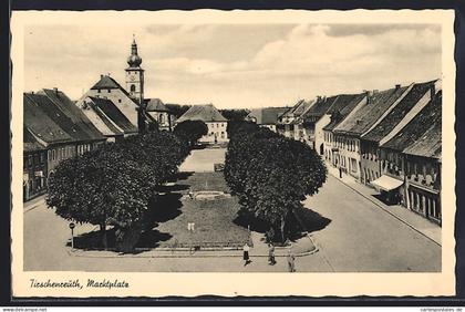 Foto-AK Tirschenreuth, Marktplatz