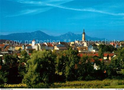 Traunstein Oberbayern mit Chiemgauer Alpen