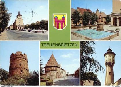 Treuenbrietzen  Rathaus Brunnen x 1990