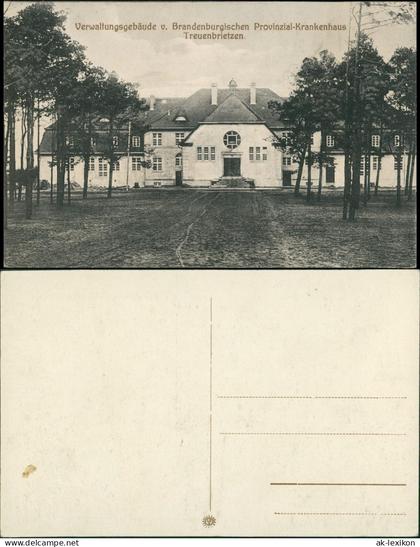 Treuenbrietzen Verwaltungsgebäude Brandenburgischs Provinzial Krankenhaus 1911
