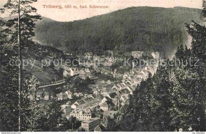 Triberg Schwarzwald Luftaufnahme