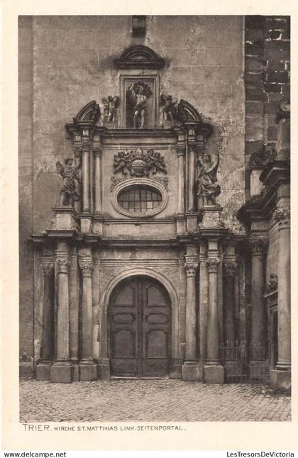 ALLEMAGNE - Trier - Kirche St Matthias Link Seitenportal - Carte Postale Ancienne