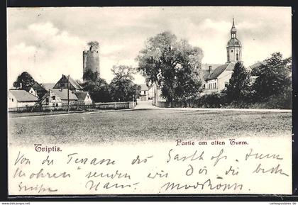 AK Triptis, Partie am alten Turm