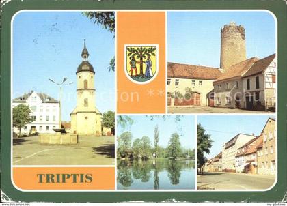 Triptis Markt Schlossturm Ernst- Thaelmann- Strasse