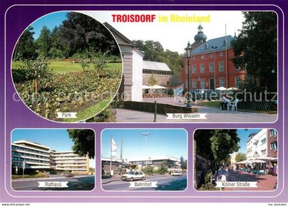Troisdorf Park Rathaus Bahnhof Koelner-Strasse Burg-Wissem