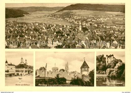 Tuttlingen Fliegeraufnahme Rathaus Hanberg Schloss Muehlheim Donautal